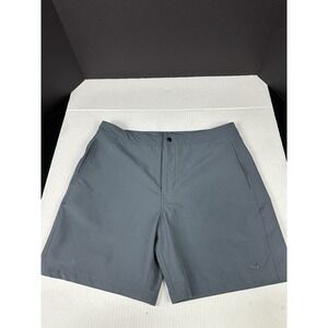 Myles Tour Shorts Mens 34 Gray Chinos Golf Performance Casual 7" Inseam